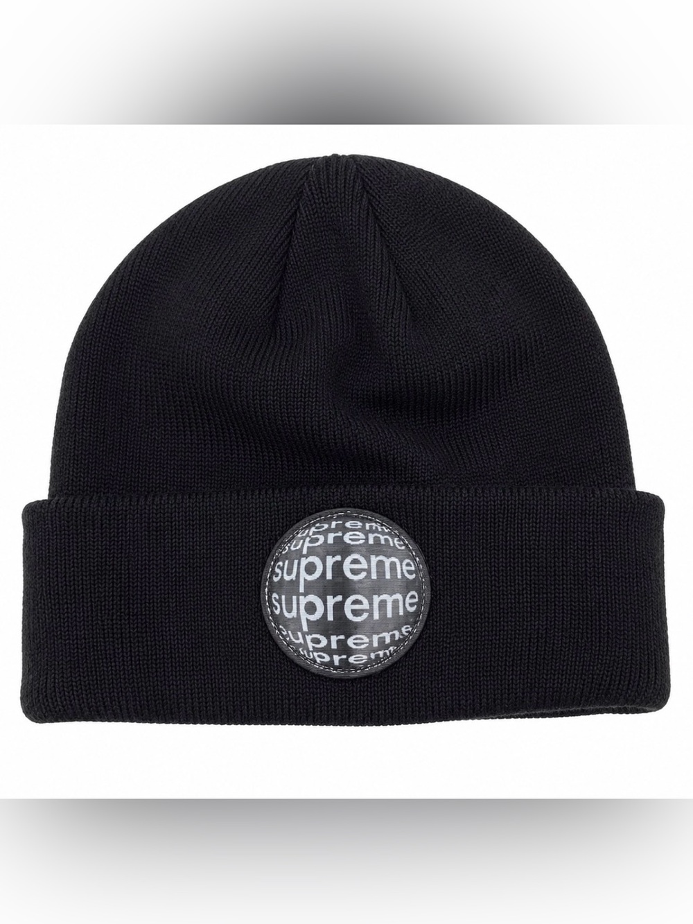 Supreme Lenticular Patch Beanie – Black (OS) | NWOT